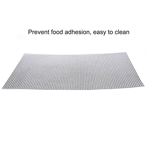 WXLAA BBQ Barbecue Grill Replacement Mesh Wire Net Outdoor Cook Kitchen Tools 3040cm Black