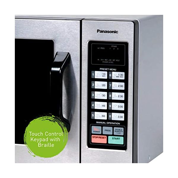 Panasonic Countertop Commercial Microwave Oven with 10 Programmable