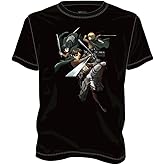 Official Tour T-Shirt - M Size - Attack on Titan - Beyond The Walls World Tour - Black