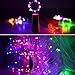 LXS Bottle String Lights Indoor,6PCS Battery Operated 2.3ft 15 LEDs Silver Wire Vase Fairy Lights for Graduation Party Favors Rustic Wedding Outdoor Outside Bedroom and Table Decoration(6 Colors)
