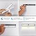 AMIR 10 LED Motion Sensing Closet Lights, 3 Pack, DIY Stick-on Anywhere, Wireless Night Light for Cabinet, Closet, Wardrobe, Stairs, Step Light with Magnetic Strip ,Puck Lights(USB Rechargeable)