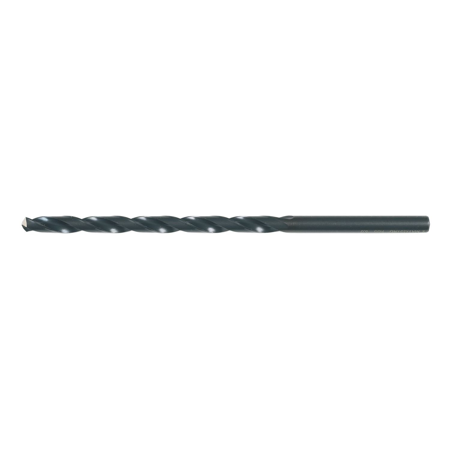 Alpen 50100300100 Morse Taper Shank Drills HSS Long 340 Rn 3, 0mm, 0 V, Grey