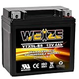 Weize YTX5L-BS High Performance - Maintenance Free - Sealed AGM Motorcycle CTX5L Battery Replacement For Honda YUASA Yamaha ETX5L BS Batteries