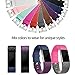 iGK Replacement Bands Compatible For Fitbit Charge 2 Bands, Adjustable Replacement Bands with Metal Clasp Compatible For Fitbit Charge 2 Wristbands Special Edition Navy Small