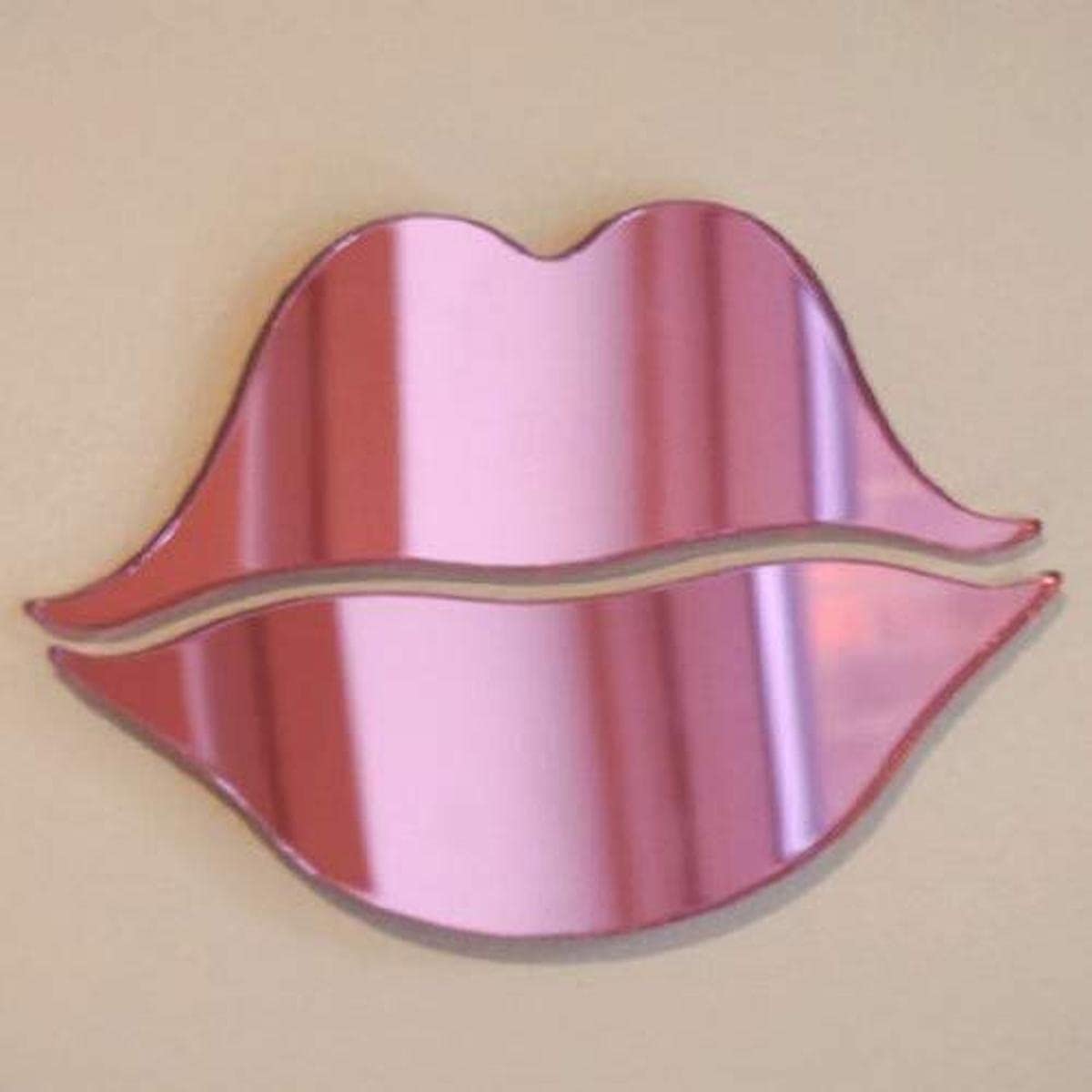 Super Cool Creations Pink Lips Mirror 12cm x 10cm