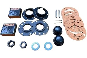 REVMASTER GearMaster Rear Axle Overhaul Kit Compatible with Jeep Willys MB, CJ2A, CJ3A, CJ3B, CJ5, M38, M38A1 – Bearings, Sea