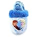 Frozen Girls Scuff Slippers (L (9/10) M US Toddler, Elsa & Anna Blue)