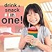 Zak Designs zak!snak Holds 4 oz. Snack and 10 oz. Drink, Ninja Turtles