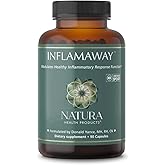 Natura Health Products InflamAway Supplement - Modulate a Healthy Inflammatory Response - Featuring Boswellia Serrata, Bromelain, Ginger, Black Pepper (BioPerine) and Chinese Skullcap (90 Capsules)