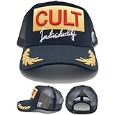Cult of Individuality New Racing Trucker Black Yellow Era Snapback Hat
