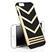 iPhone 6s Plus Case, iPhone 6 Plus case - MoMoCity Anti-Slip Shock Absorption Cover Dual-Layer PC + TPU Case for iPhone 6 Plus& 6s Plus 5.5 inch Black & Gold