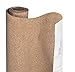 Smart Design Shelf Liner w/ Cork Adhesive - Washable Cutable Material - Non Slip & Peel Design - for Shelves, Drawers, & Flat Surfaces - Kitchen (18 Inch x 4 Feet) [Cork]