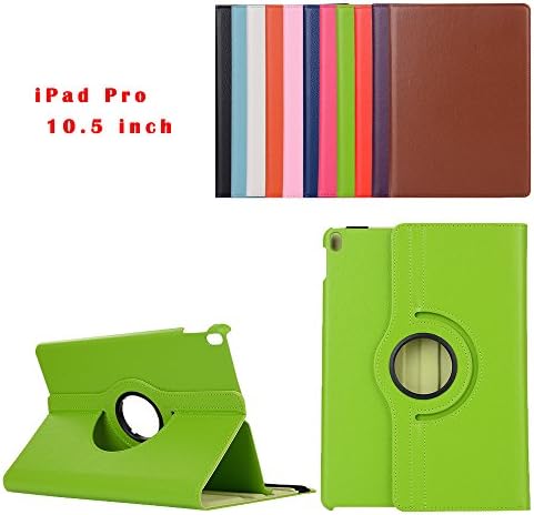 iPad Pro 10.5 Case, Vangoog 360 Degree Rotating Stand Case with Smart Cover Auto Sleep / Wake Feature for Apple 10.5-inch iPad Pro (2017 Version),Green
