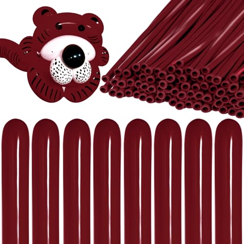 KAWKALSH 260 Burgundy Long Balloons