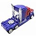 Truck Transforming Robot 2 in 1 Models - 1 Button Transformation, Realistic Engine Sounds, Multicolor Lights, 360 Degree Spinning - Ideal Kids Boys Girls Holiday Birthday Gift