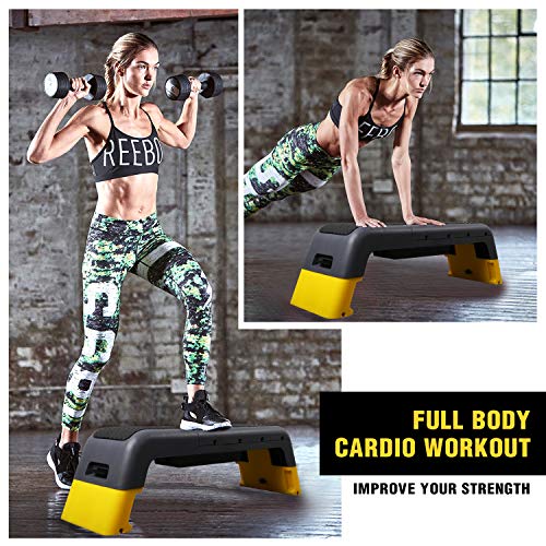 Tespon Adjustable Fitness Deck Versatile Fitness Station, Weight