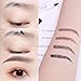 Eyebrow Tattoo Pen,Microblading Eyebrow Pen Microblade Eyebrow Pencil Waterproof & Smudge-Proof With Four Micro-Fork Tips Applicator for Daily Natural Eye Makeup (02# Auburn/Soft Brown)