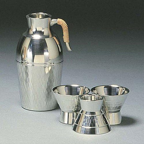 Osaka Naniwa Suzuki,Japanese Pure Tin Sake Serving Set /12-11 TSUCHIME