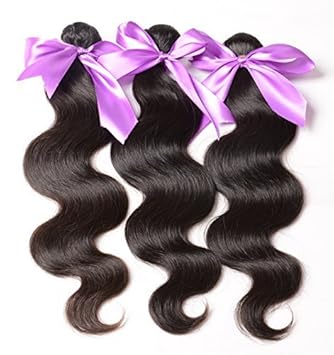 Amazon Com Mixed Length 20 22 24 Loose Wave Brazilian Virgin
