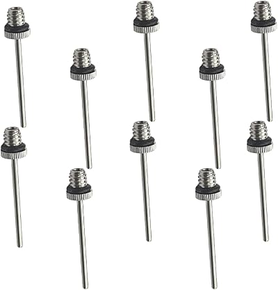 Lmyzcbzl Ball Pump Needles 10 Pcs Inflating Needles for Sports Balls