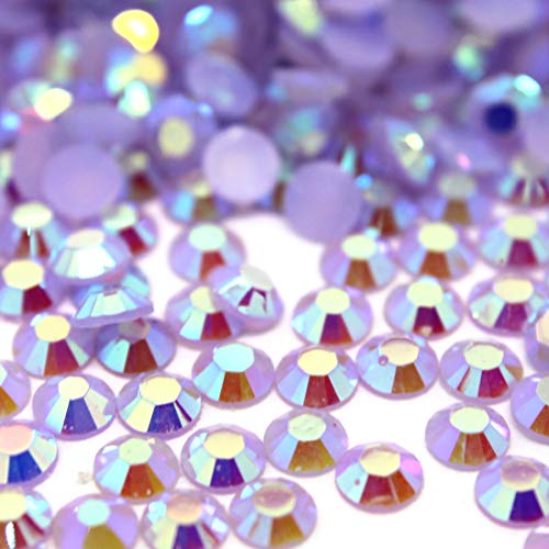 image for Zbella 3,000 Piece Resin 14-Facet Flat Back Round Rhinestones 3mm ss12