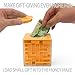 Trekbest Money Maze Puzzle Box - A Fun Unique Way to Give Gifts for Kids and Adults (Yellow)