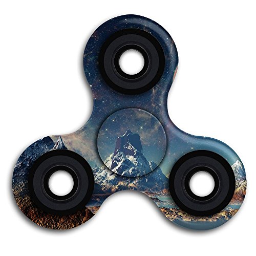 Funny Creative Universe Planet Fidget Spinner Toy Time Spinner Finger Tops Design Novelty Toy