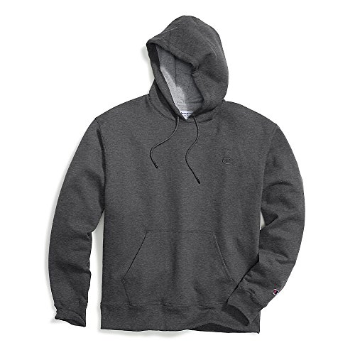 Champion Men's Powerblend Pullover Hoodie, Granite Heather, XX-Large