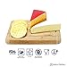 Pratico Kitchen Small Bamboo Cutting Board and Serving Tray with Juice Groove, 8 x 6 inch