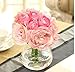 Bouquet Silk Flowers Home Decor,Hot Selling Bride Holding Flowers Roses Peony Hydrangeas Bridesmaid Wedding Decor-Pink