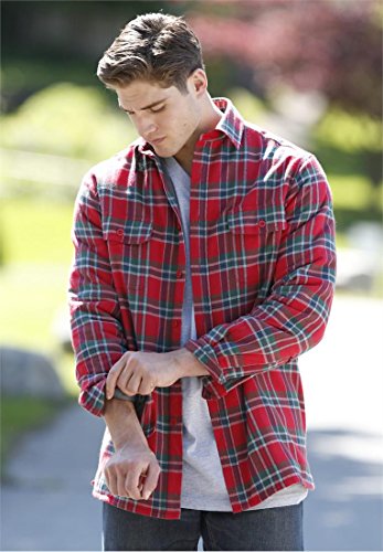 Tall Fleece-Lined Flannel Shirt Jacket 