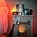 proxracer 36'' Halloween Skeleton Life Size, Sound Activated with Illuminated Eye for Halloween Prop Graveyard Decorations