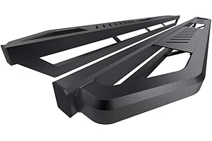 APS 6.5in Side Armor Stainless Steel Running Boards Compatible with Suburban Yukon XL 2005-2020 (Exclude Z71 Hybrid) & Avalan