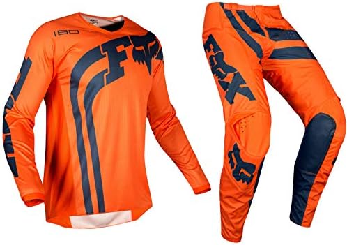 FOXHEAD Fox 180 Motocross Mx Pants Jersey - Cota Orange