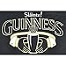 Guinness Claddagh T-Shirt, Large - Black Cotton Short Sleeve Tee