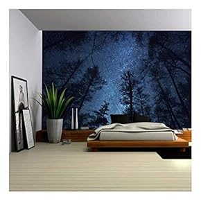 BRAND_NAMEA Gazing View Up Into The Night Starry...