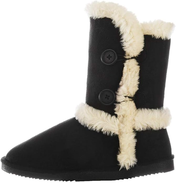 Coolion Womens Boots Winter Black