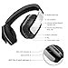 HiGoing Active Noise Cancelling Wireless Bluetooth Over Ear Headphones with Mic Foldable Hi-Fi Stereo headset for iOS iPhone Android TV PC Laptop - Black