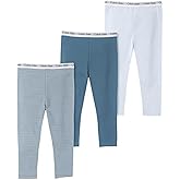 Calvin Klein Baby-Boys 3-Pack Essentials Legging Pants, Organic Cotton