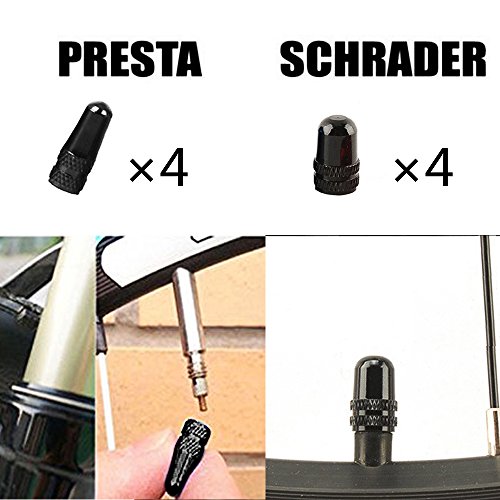 BASEEING Bike Valve Adapter Bicycle Tire Valve Converter Copper Valve