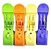Acerich 16 Pcs Beach Towel Clips Beach Chair Clips Beach Towel Holder in Bright Colors - Keep Your Towels from Blowing Away