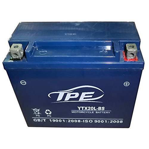 YTX20L-BS Motor Start Battery Maintenance Free Sealed AGM Motorcycle Battery 12V-18Ah