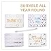 Thank You Cards - Premium Thank You Notes - Bulk Thank You Cards Set in 8 Unique Designs - Includes 40 Cute Thank You Cards and Kraft Envelopes 4x6 inches - Blank Inside