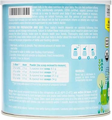 organic premium infant formula