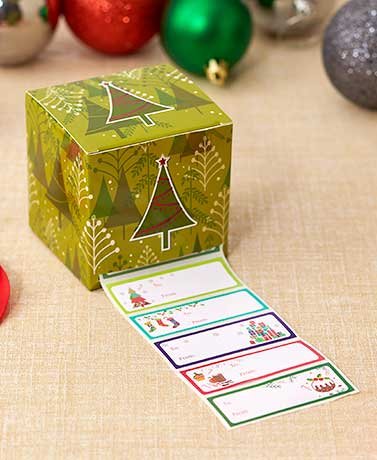 1,000-Pc Boxed Holiday Gift Tags Finishing Touch To The Presents Different Festive Designs