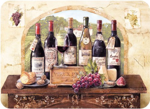 Degustation De Vin Large Glass Worktop Protector 40X50Cm