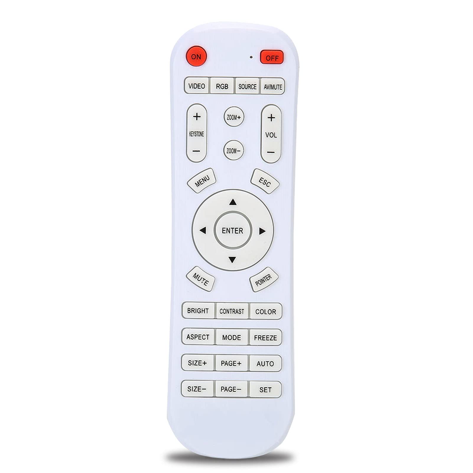 cigemay Universal remote control for projector, One universal all-in-one remote control suitable for multiple devices, compatible with various smart projects