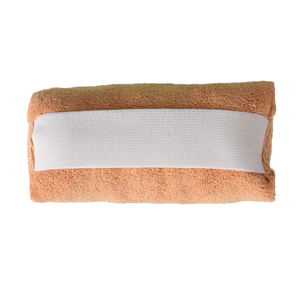 Palm Grip Hand Cushion with Elastic Band Sweat Resistant Machine Washable Palm Protector Orange