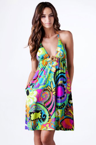 Trina Turk Acapulco Gold Short Dress