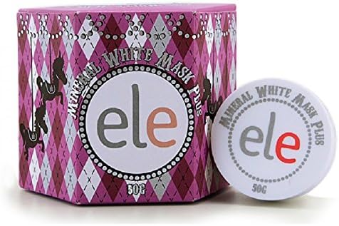 Ele Mineral White Mask Plus Whitening Anti Aging Mask 50 G.[free Handmade Envelopes Gift]